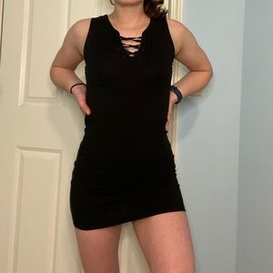 Garage Black body con dress🫟